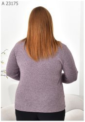 Жіночий гольф із малюнком зі страз А 23175